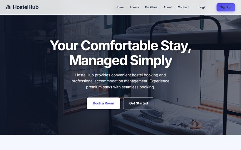 HostelHub — Hostel Management System