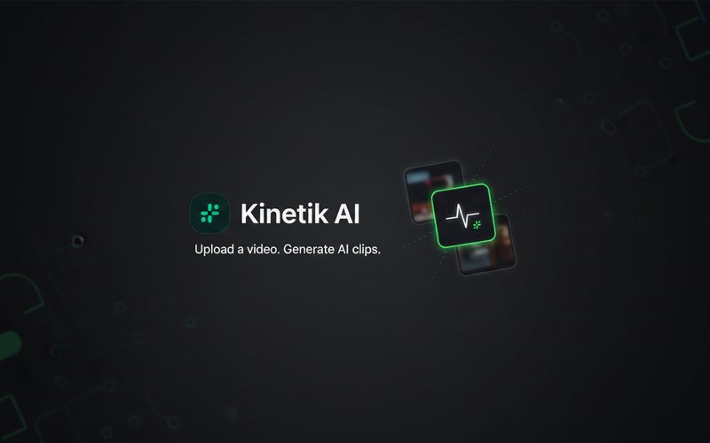 Kinetik AI — Turn long videos into short clips