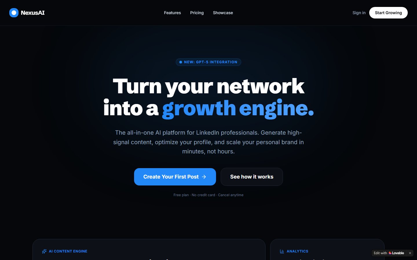 NexusAI — AI-Powered LinkedIn Growth Platform